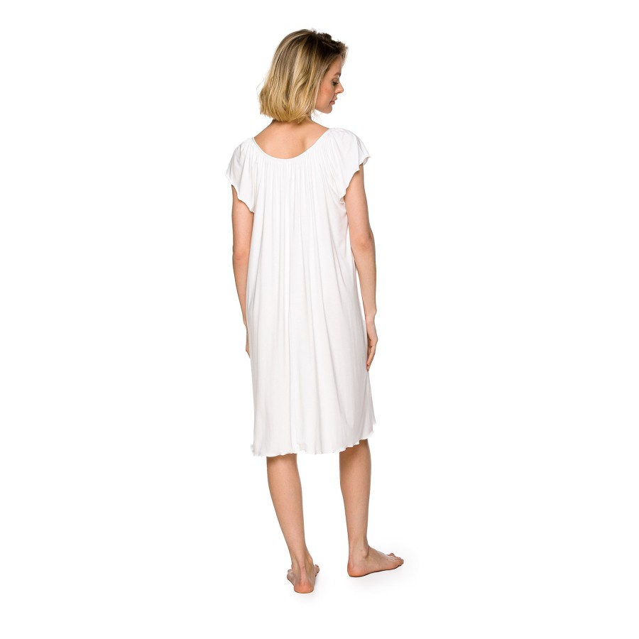 Camisa de noche amplia micromodal rosa